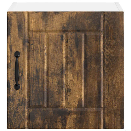 vidaXL Wall Cabinet LUCCA Smoked Oak 40 x 31 x 40 cm Engineered Wood