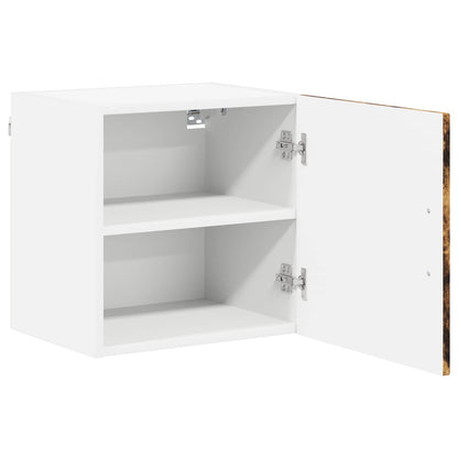 vidaXL Wall Cabinet LUCCA 2 pcs Smoked Oak 40 x 31 x 40 cm