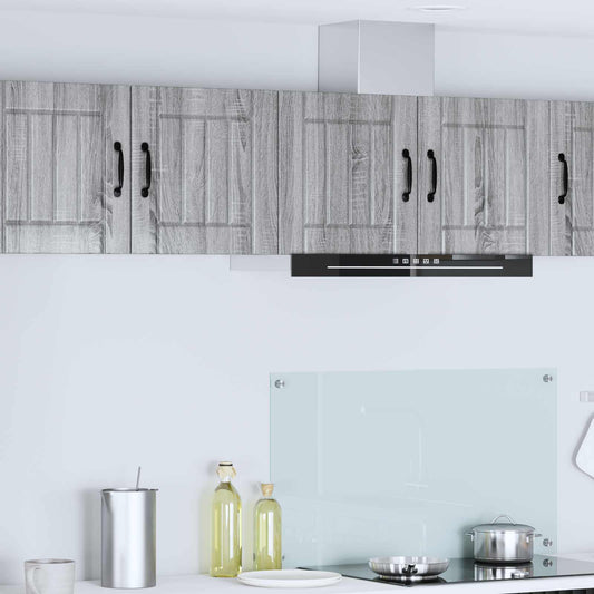 vidaXL Wall Cabinet LUCCA 2 pcs Grey Sonoma 40 x 31 x 40 cm
