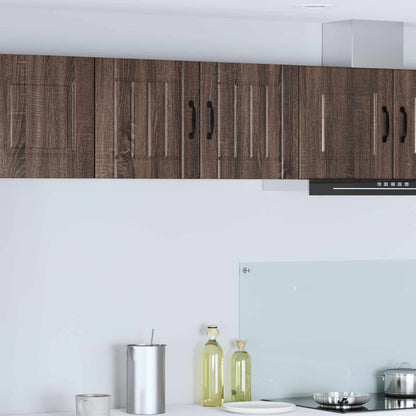vidaXL Wall Cabinet LUCCA Brown Oak 40 x 31 x 40 cm Engineered Wood