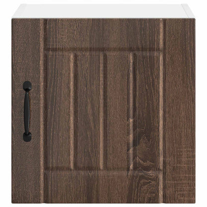 vidaXL Wall Cabinet LUCCA Brown Oak 40 x 31 x 40 cm Engineered Wood