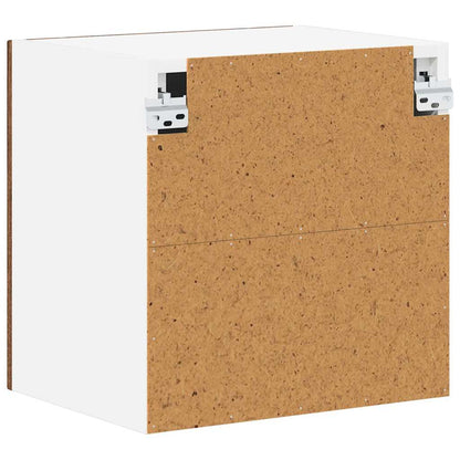 vidaXL Wall Cabinet LUCCA 2 pcs Brown Oak 40 x 31 x 40 cm