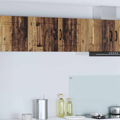 vidaXL Wall Cabinet LUCCA 2 pcs Old Wood 40 x 31 x 40 cm