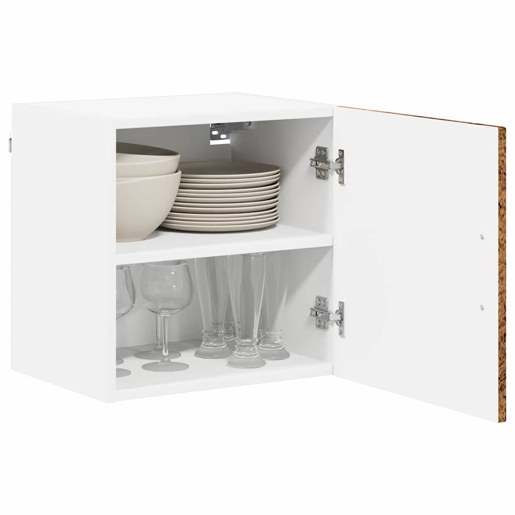 vidaXL Wall Cabinet LUCCA 2 pcs Old Wood 40 x 31 x 40 cm
