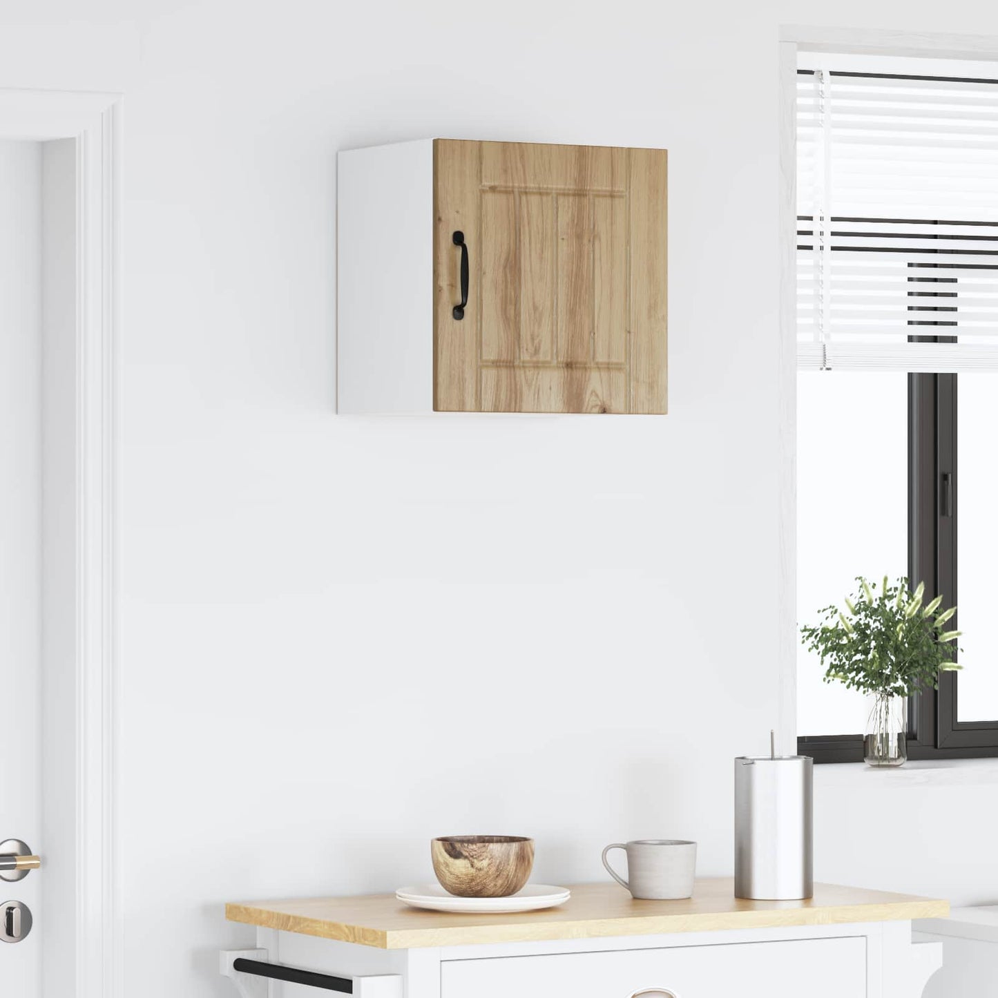 vidaXL Wall Cabinet LUCCA Artisan Oak 40 x 31 x 40 cm Engineered Wood