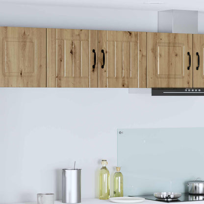 vidaXL Wall Cabinet LUCCA 2 pcs Artisan Oak Engineered Wood