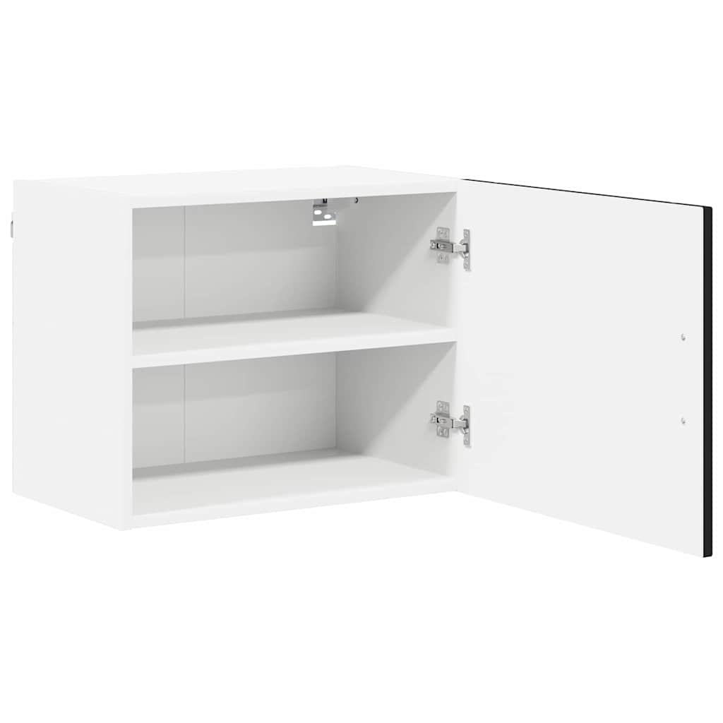 vidaXL Wall Cabinet LUCCA Black 50 x 31 x 40 cm Engineered Wood