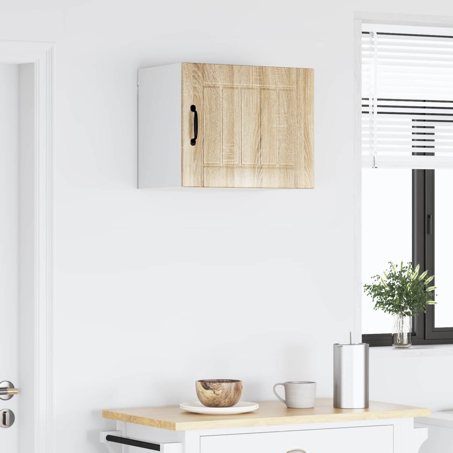 vidaXL Wall Cabinet LUCCA Sonoma Oak 50 x 31 x 40 cm Engineered Wood