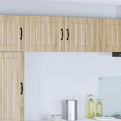 vidaXL Wall Cabinet LUCCA 2 pcs Sonoma Oak 50 x 31 x 40 cm