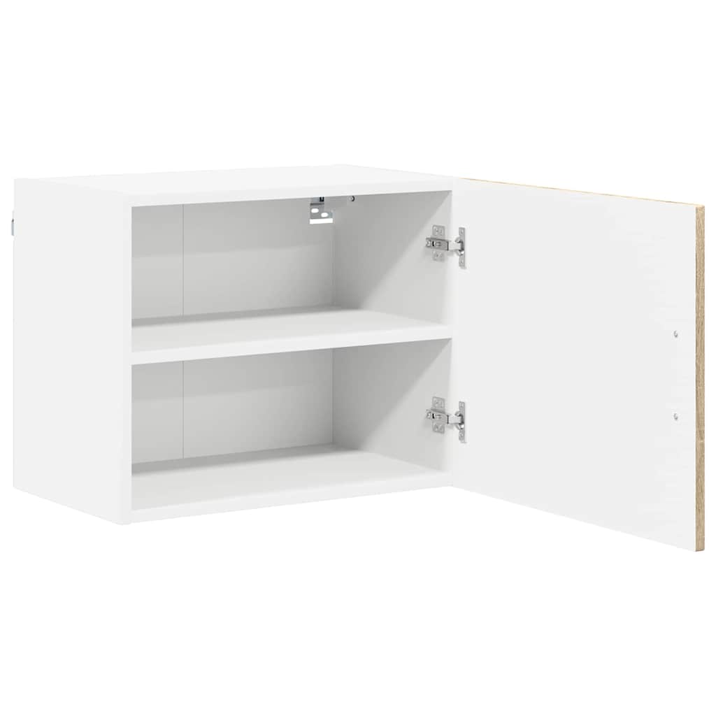 vidaXL Wall Cabinet LUCCA 2 pcs Sonoma Oak 50 x 31 x 40 cm