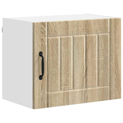 vidaXL Wall Cabinet LUCCA 2 pcs Sonoma Oak 50 x 31 x 40 cm
