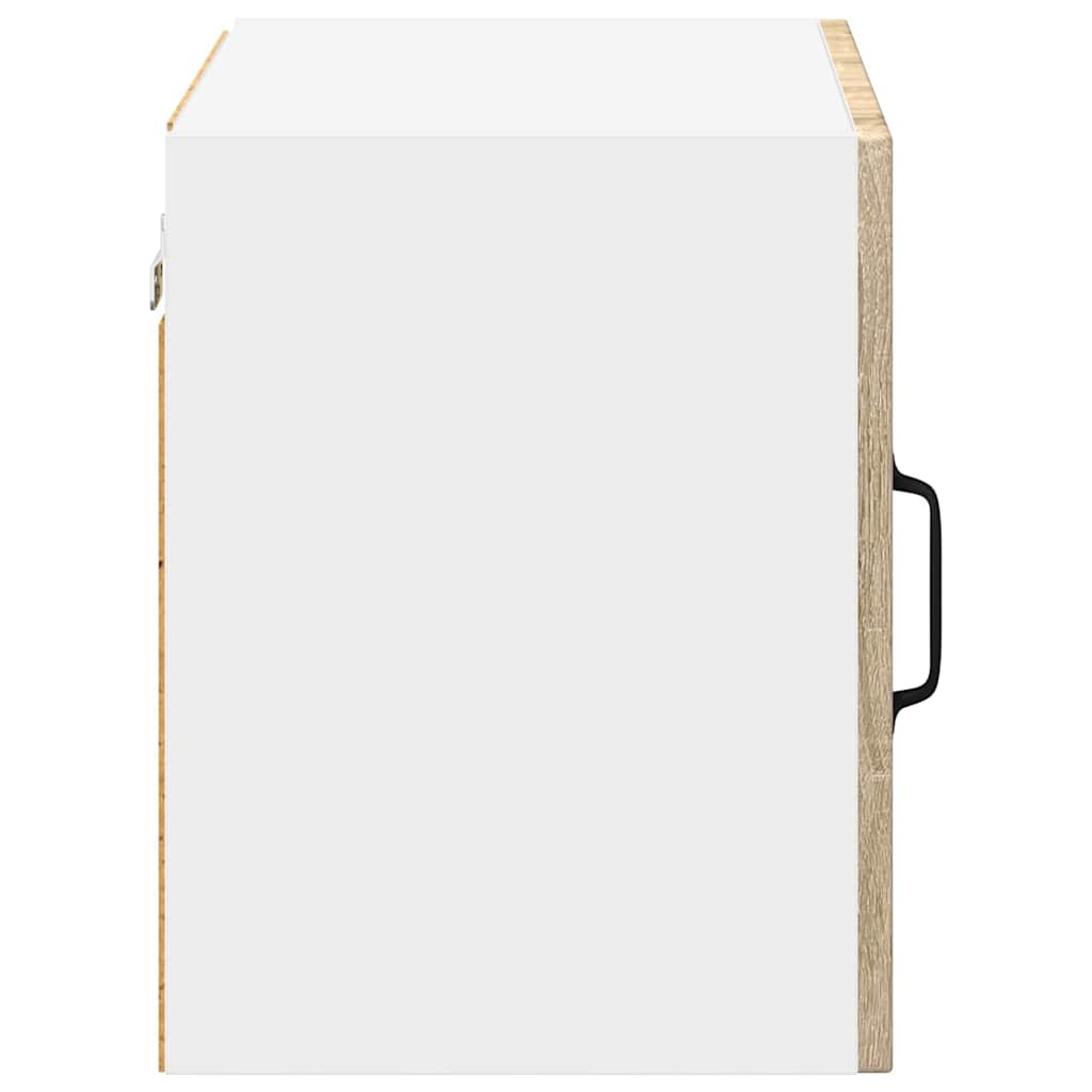 vidaXL Wall Cabinet LUCCA 2 pcs Sonoma Oak 50 x 31 x 40 cm