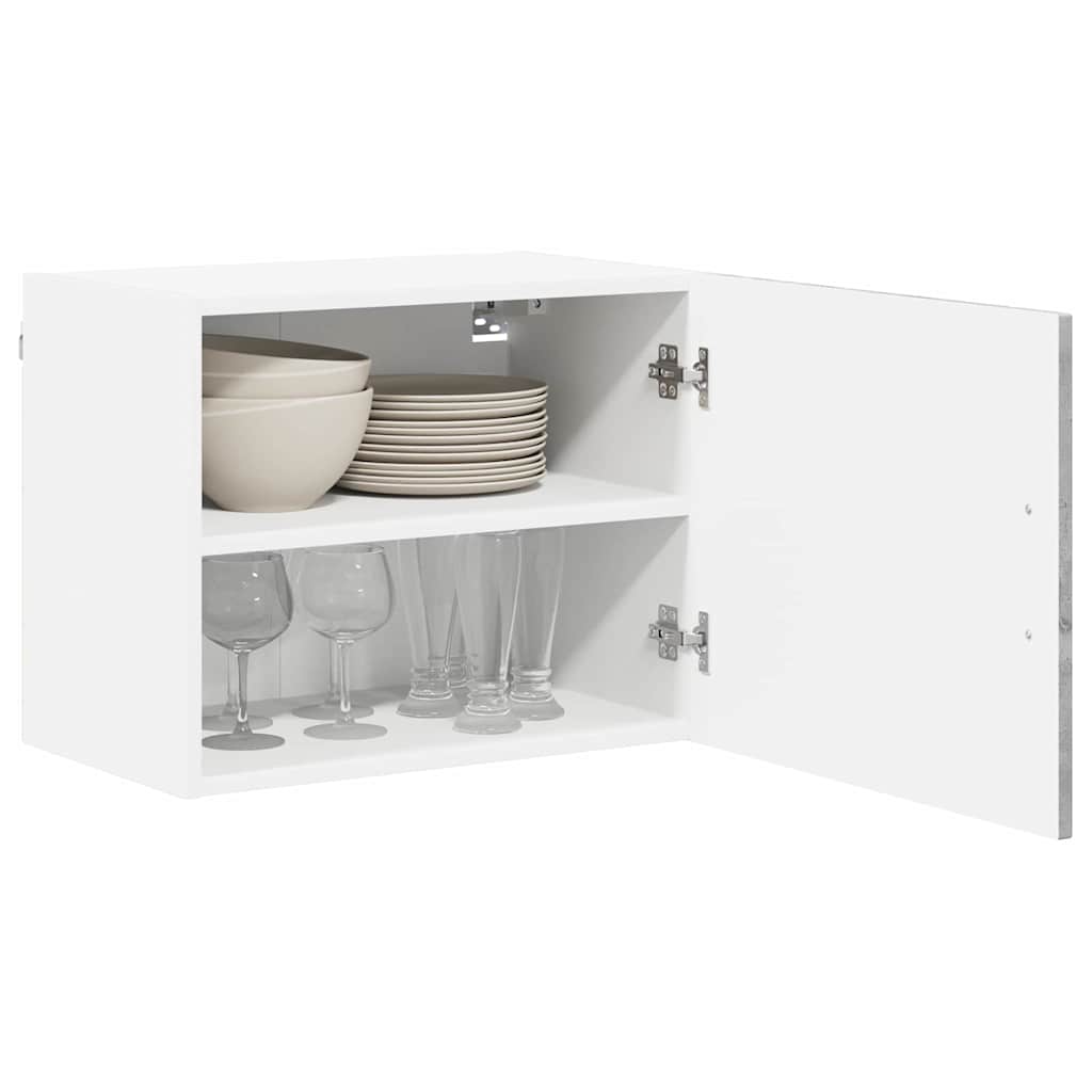 vidaXL Wall Cabinet LUCCA Concrete Grey 50 x 31 x 40 cm