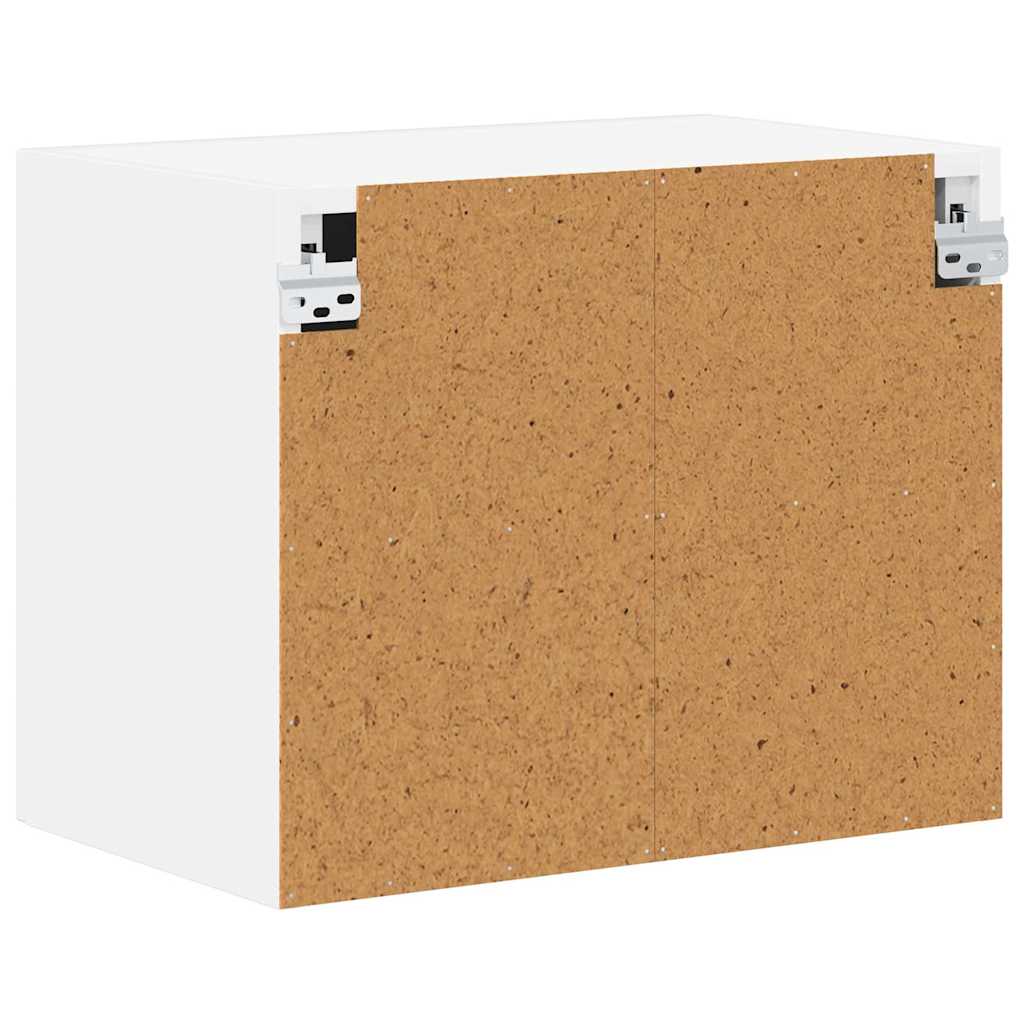vidaXL Wall Cabinet LUCCA High Gloss White 50 x 31 x 40 cm