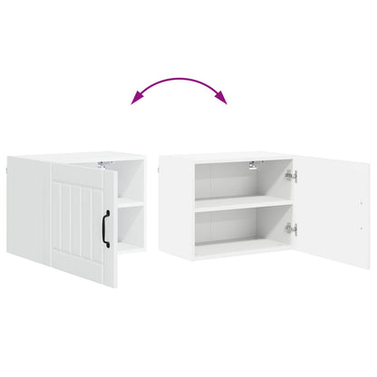 vidaXL Wall Cabinet LUCCA High Gloss White 50 x 31 x 40 cm