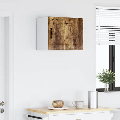 vidaXL Wall Cabinet LUCCA Smoked Oak 50 x 31 x 40 cm Engineered Wood