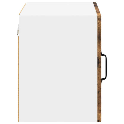 vidaXL Wall Cabinet LUCCA 2 pcs Smoked Oak 50 x 31 x 40 cm
