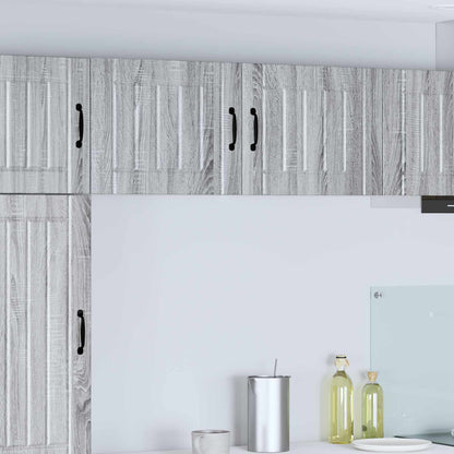 vidaXL Wall Cabinet LUCCA Grey Sonoma 50 x 31 x 40 cm Engineered Wood