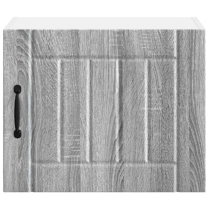 vidaXL Wall Cabinet LUCCA 2 pcs Grey Sonoma 50 x 31 x 40 cm