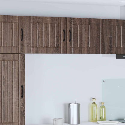 vidaXL Wall Cabinet LUCCA Brown Oak 50 x 31 x 40 cm Engineered Wood