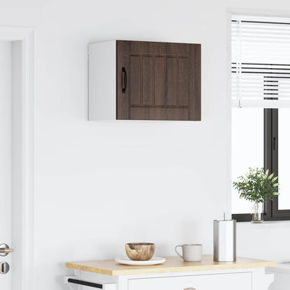 vidaXL Wall Cabinet LUCCA Brown Oak 50 x 31 x 40 cm Engineered Wood