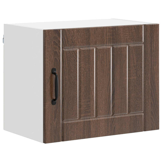 vidaXL Wall Cabinet LUCCA Brown Oak 50 x 31 x 40 cm Engineered Wood