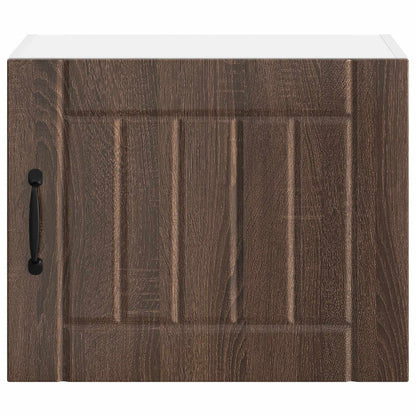 vidaXL Wall Cabinet LUCCA Brown Oak 50 x 31 x 40 cm Engineered Wood