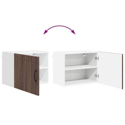 vidaXL Wall Cabinet LUCCA Brown Oak 50 x 31 x 40 cm Engineered Wood