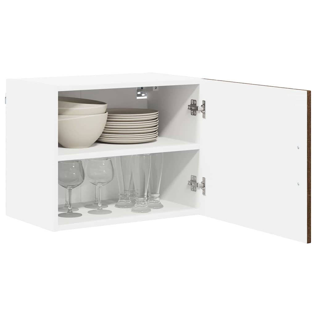 vidaXL Wall Cabinet LUCCA Brown Oak 50 x 31 x 40 cm Engineered Wood