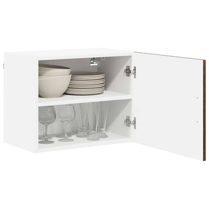 vidaXL Wall Cabinet LUCCA 2 pcs Brown Oak 50 x 31 x 40 cm