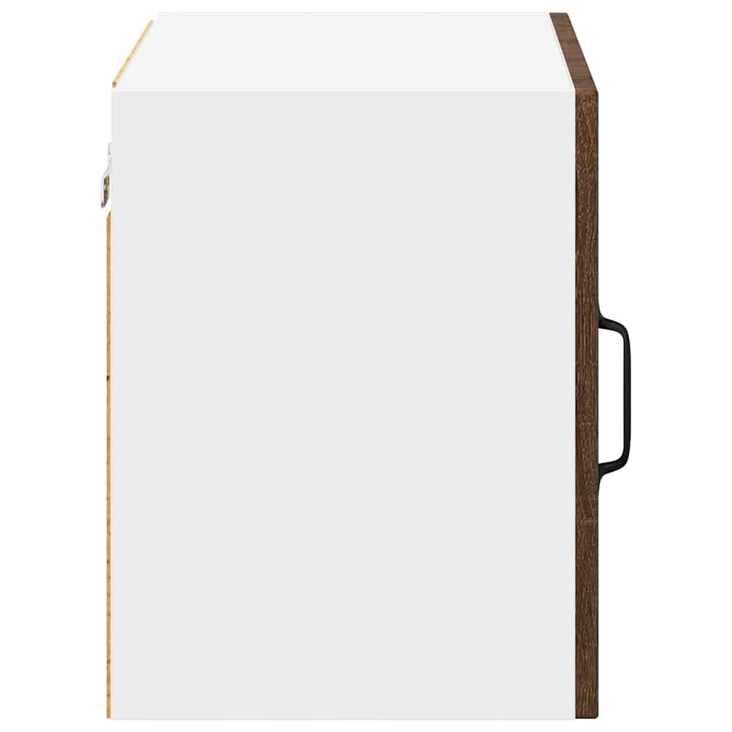 vidaXL Wall Cabinet LUCCA 2 pcs Brown Oak 50 x 31 x 40 cm