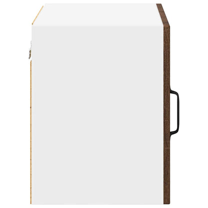 vidaXL Wall Cabinet LUCCA 2 pcs Brown Oak 50 x 31 x 40 cm