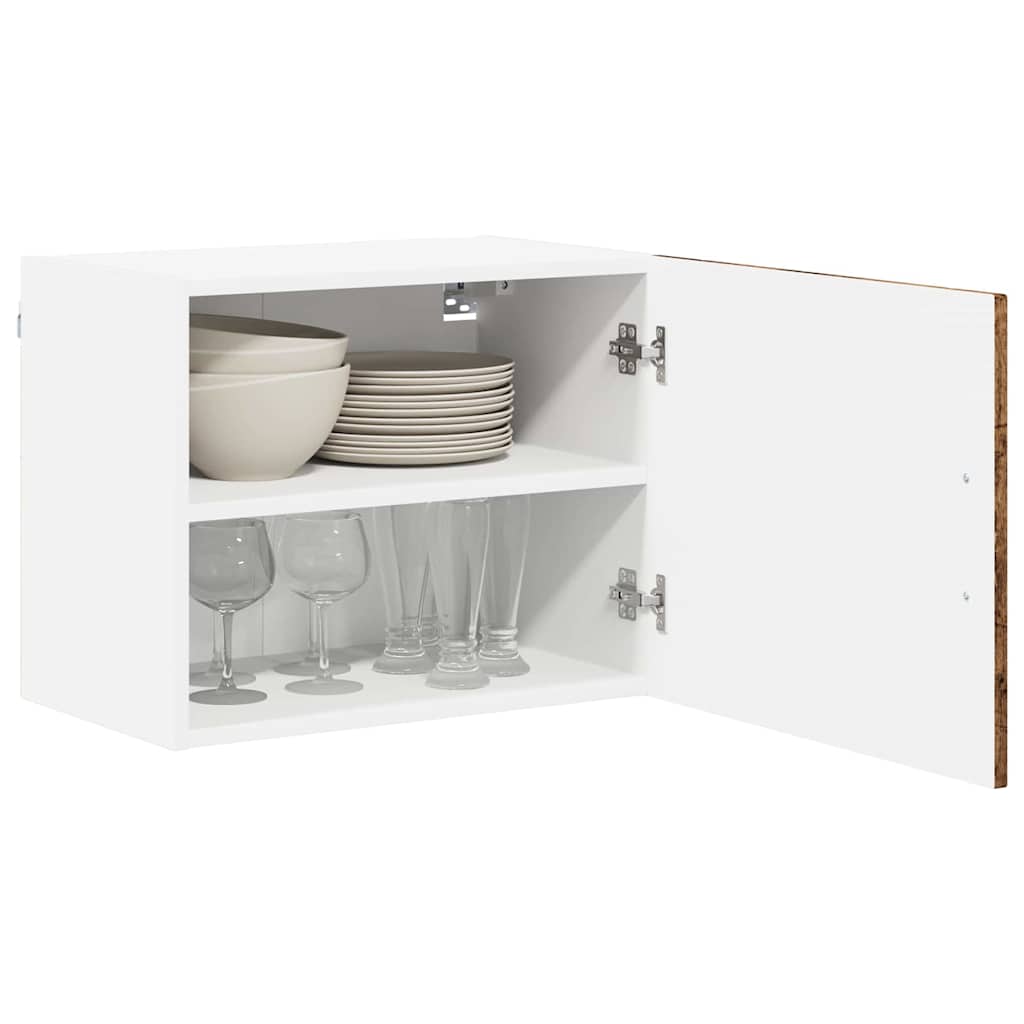 vidaXL Wall Cabinet LUCCA Old Wood 50 x 31 x 40 cm Engineered Wood