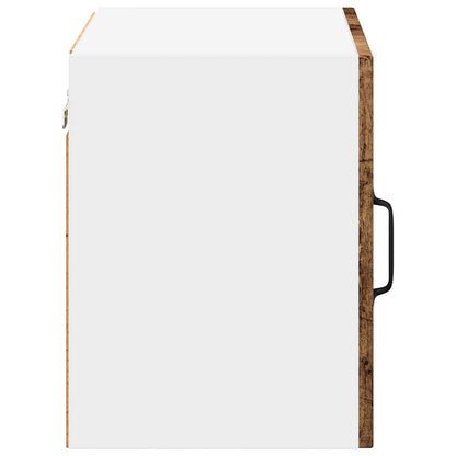 vidaXL Wall Cabinet LUCCA 2 pcs Old Wood 50 x 31 x 40 cm