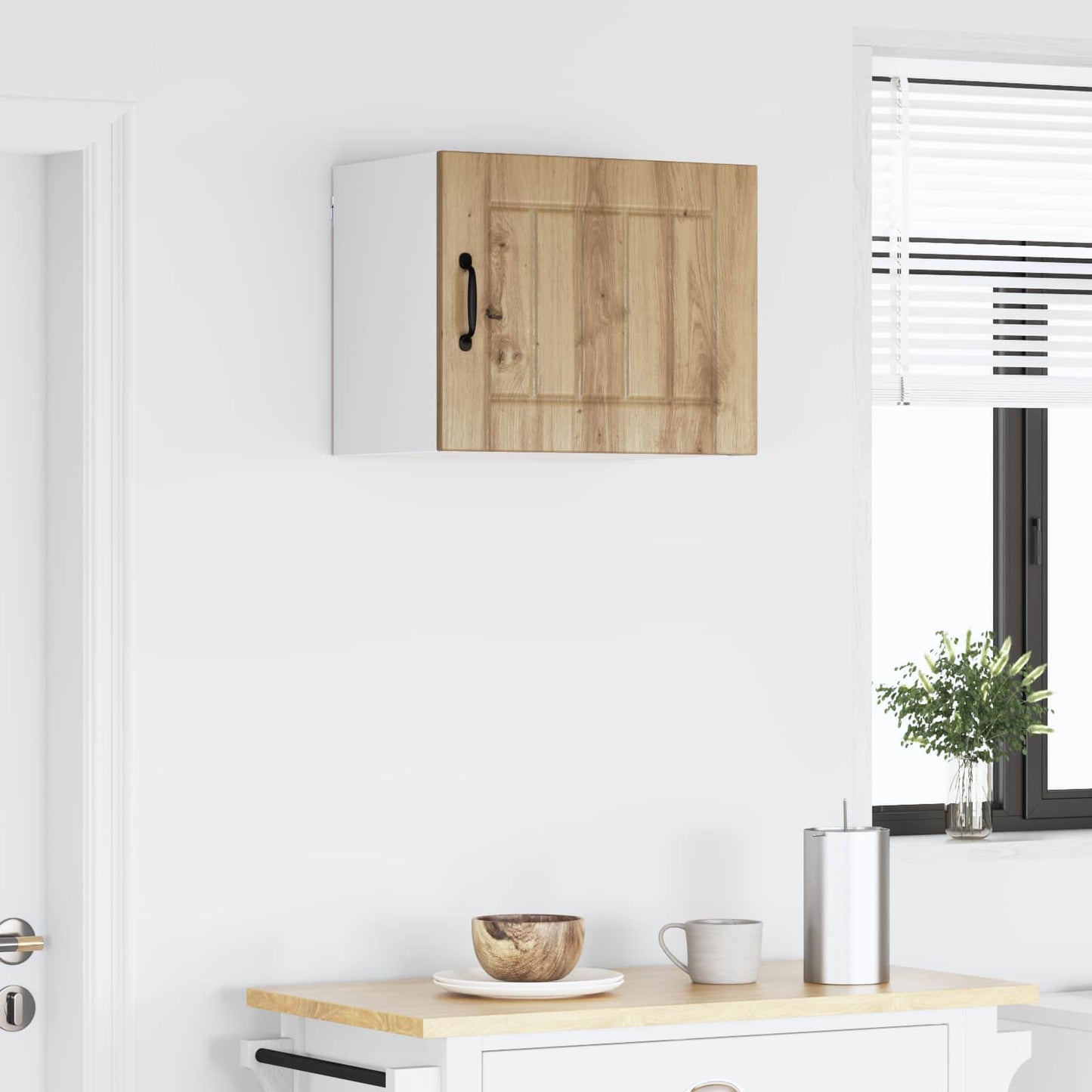 vidaXL Wall Cabinet LUCCA Artisan Oak 50 x 31 x 40 cm Engineered Wood