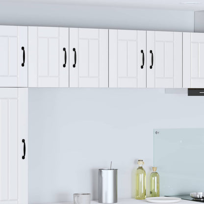 vidaXL Wall Cabinet LUCCA 2 pcs White 60 x 31 x 40 cm Engineered Wood