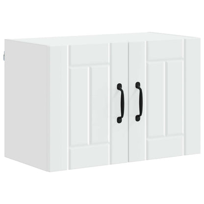 vidaXL Wall Cabinet LUCCA 2 pcs White 60 x 31 x 40 cm Engineered Wood