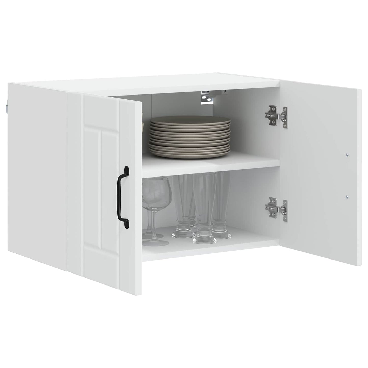 vidaXL Wall Cabinet LUCCA 2 pcs White 60 x 31 x 40 cm Engineered Wood