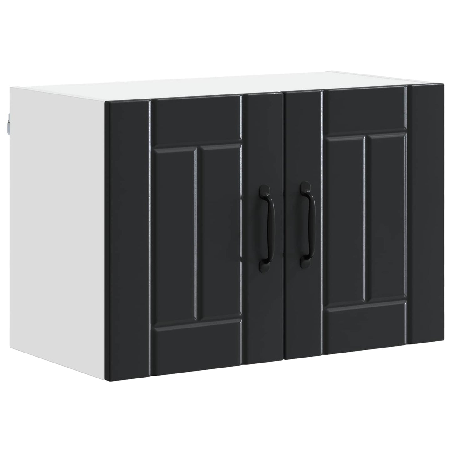vidaXL Wall Cabinet LUCCA Black 60 x 31 x 40 cm Engineered Wood