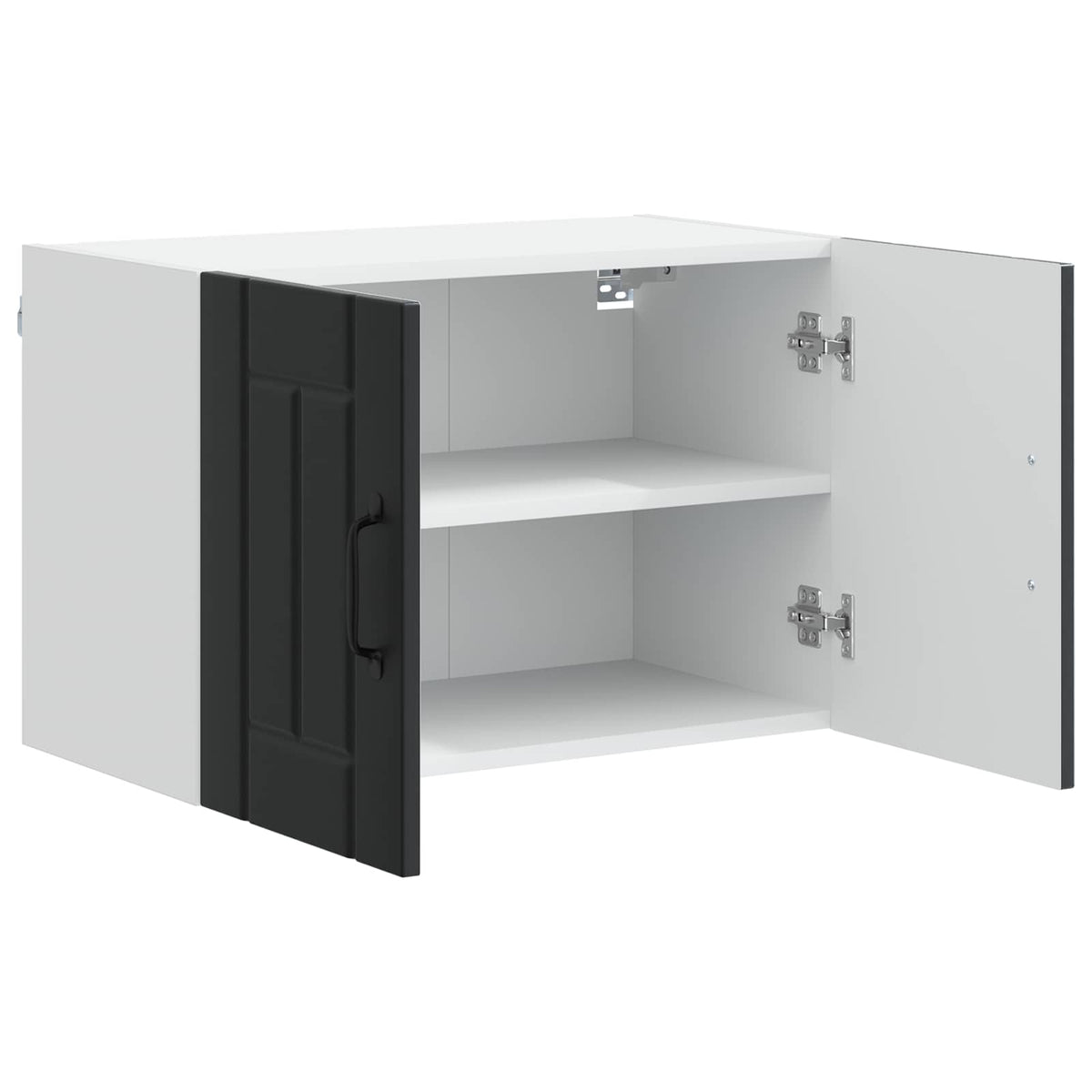 vidaXL Wall Cabinet LUCCA Black 60 x 31 x 40 cm Engineered Wood
