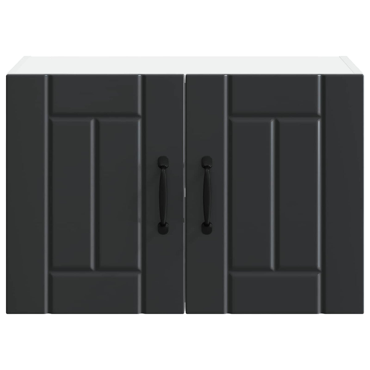 vidaXL Wall Cabinet LUCCA Black 60 x 31 x 40 cm Engineered Wood