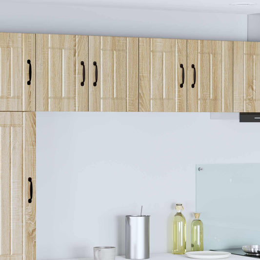 vidaXL Wall Cabinet LUCCA 2 pcs Sonoma Oak 60 x 31 x 40 cm