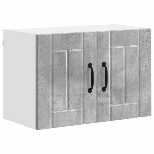 vidaXL Wall Cabinet LUCCA Concrete Grey 60 x 31 x 40 cm