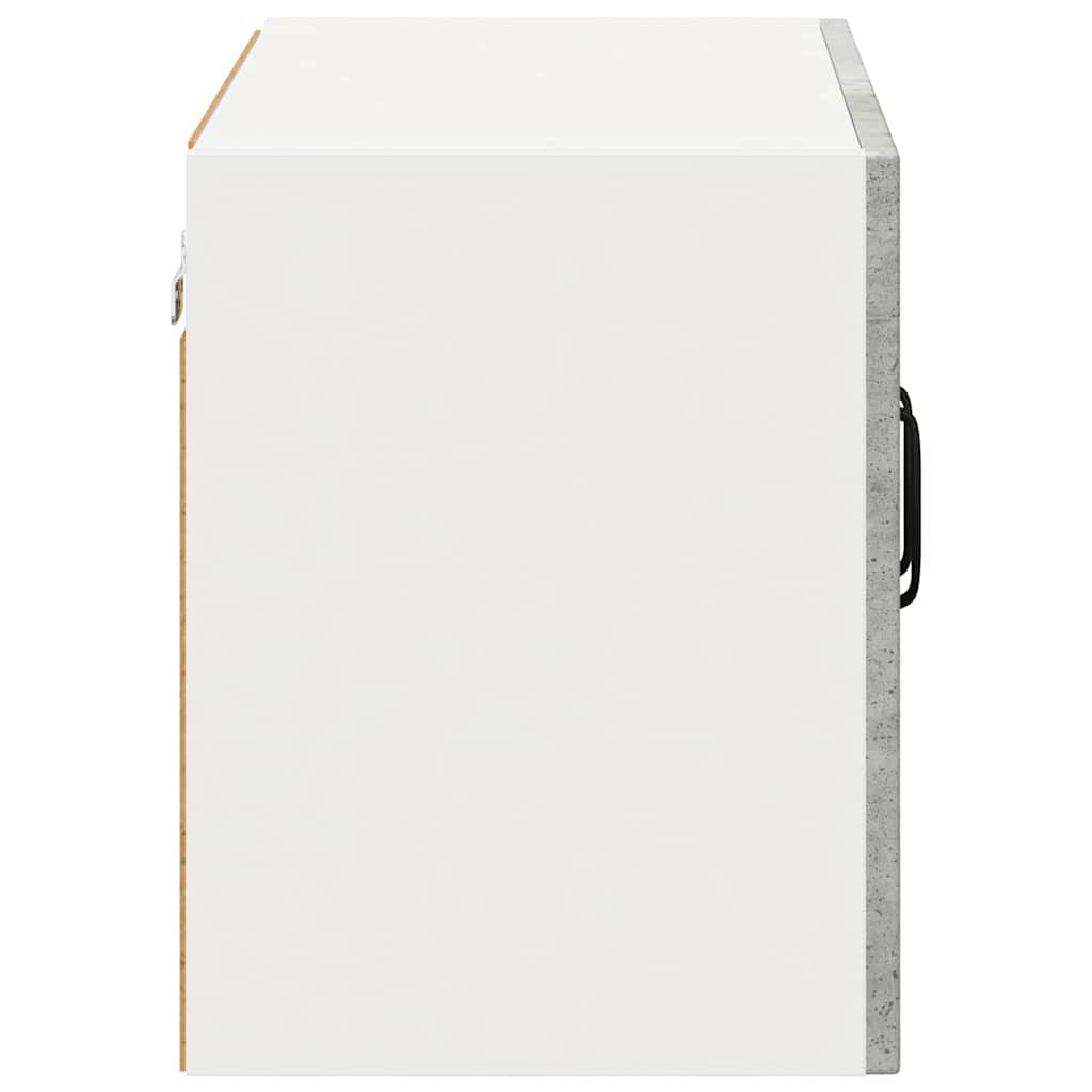 vidaXL Wall Cabinet LUCCA Concrete Grey 60 x 31 x 40 cm