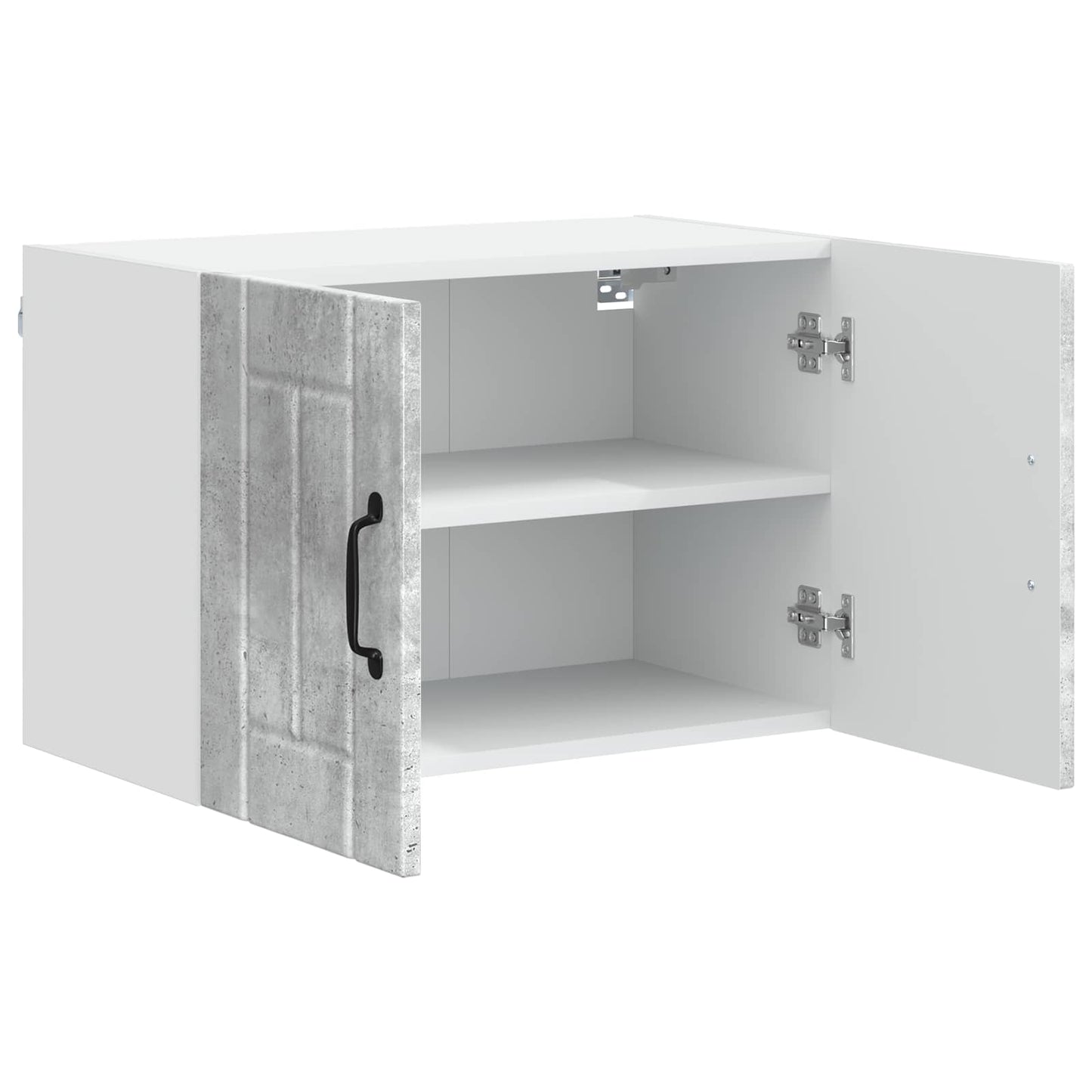 vidaXL Wall Cabinet LUCCA 2 pcs Concrete Grey 60 x 31 x 40 cm