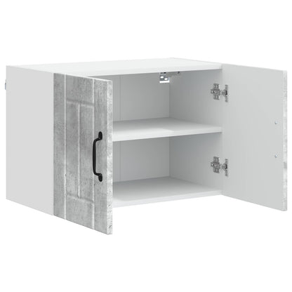 vidaXL Wall Cabinet LUCCA 2 pcs Concrete Grey 60 x 31 x 40 cm