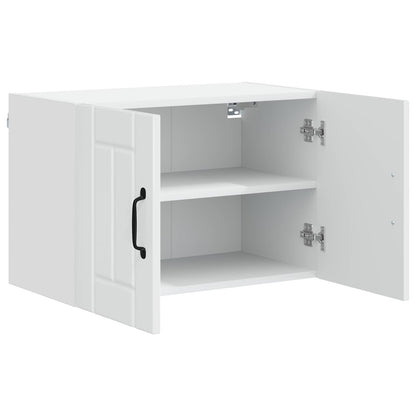 vidaXL Wall Cabinet LUCCA 2 pcs High Gloss White 60 x 31 x 40 cm