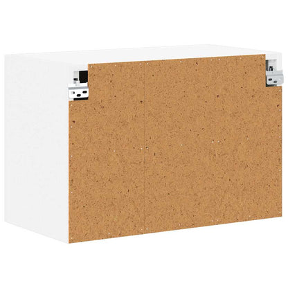 vidaXL Wall Cabinet LUCCA 2 pcs High Gloss White 60 x 31 x 40 cm