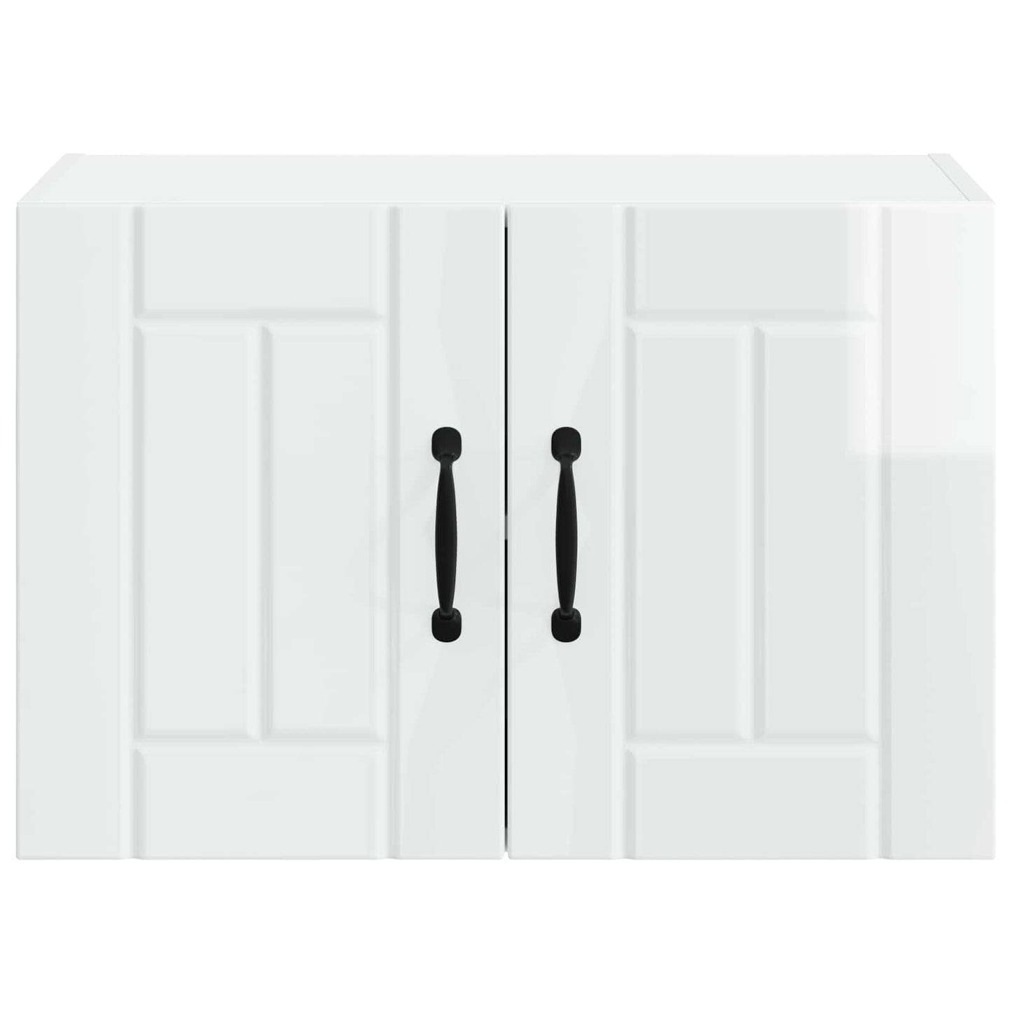 vidaXL Wall Cabinet LUCCA 2 pcs High Gloss White 60 x 31 x 40 cm