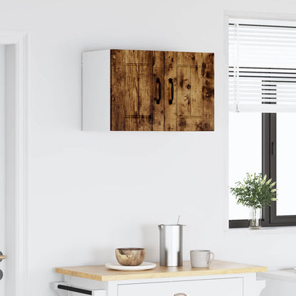 vidaXL Wall Cabinet LUCCA Smoked Oak 60 x 31 x 40 cm Engineered Wood